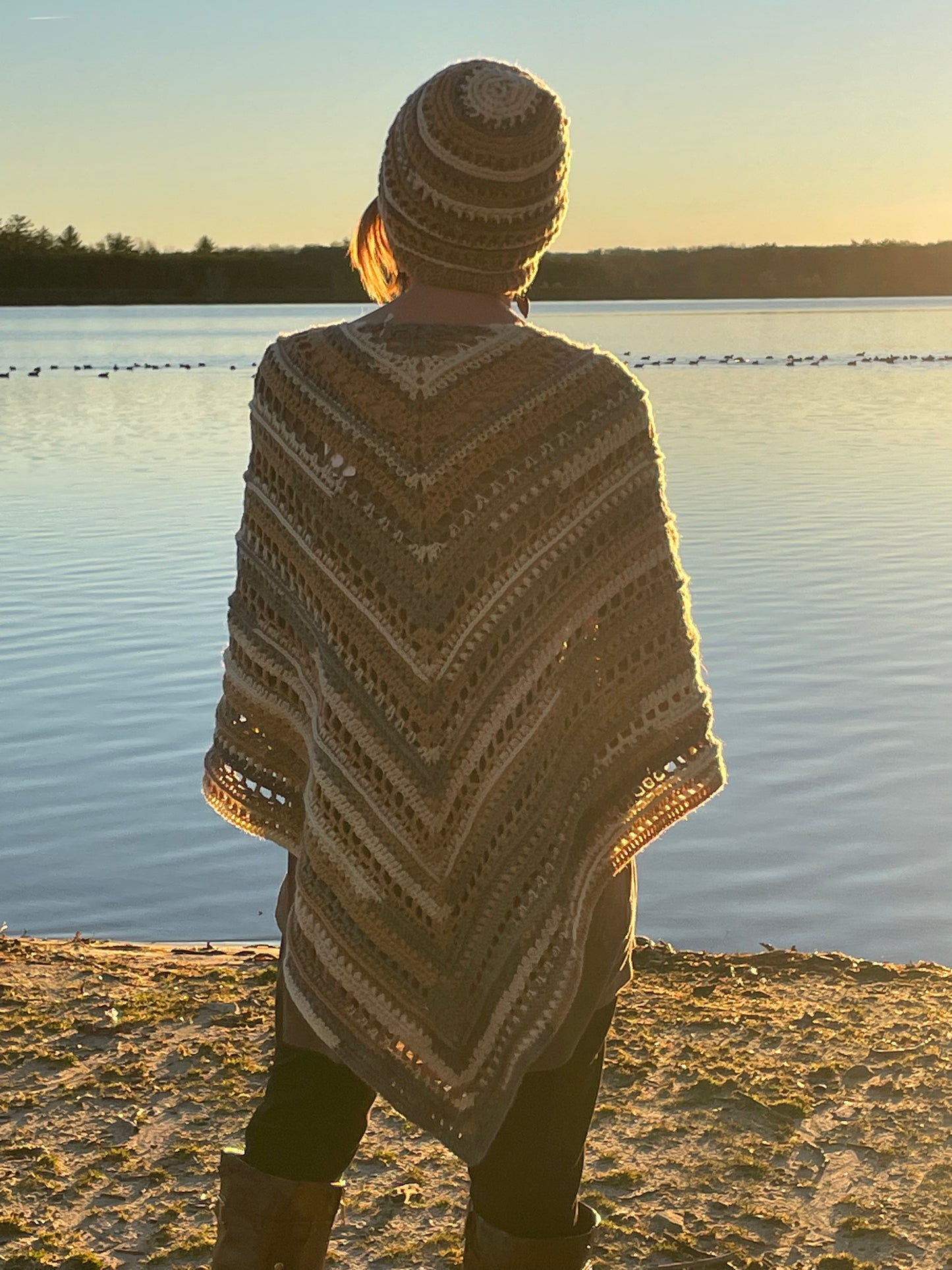 Sandy Waves Shawl