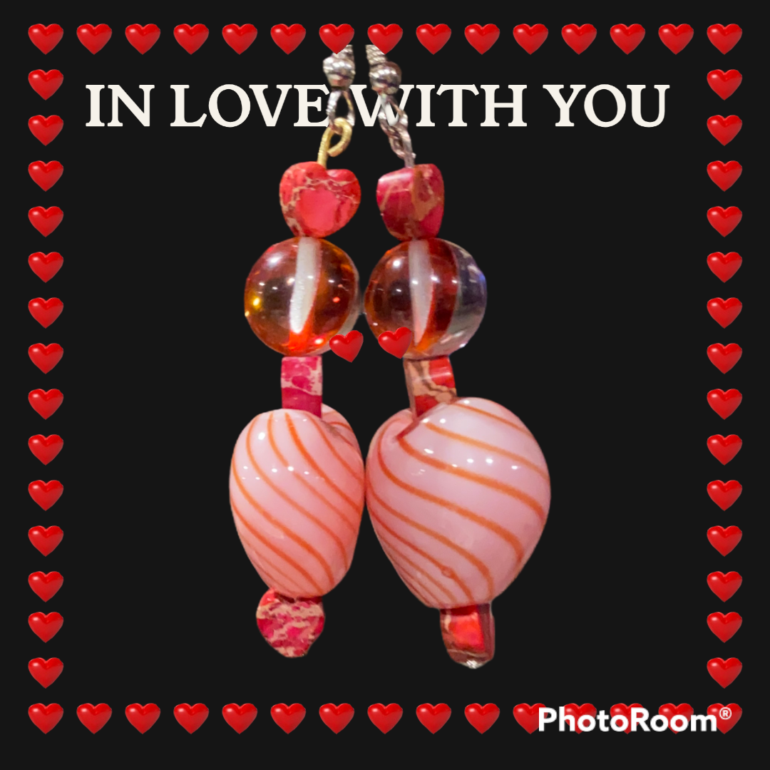 Swirled in love red and white