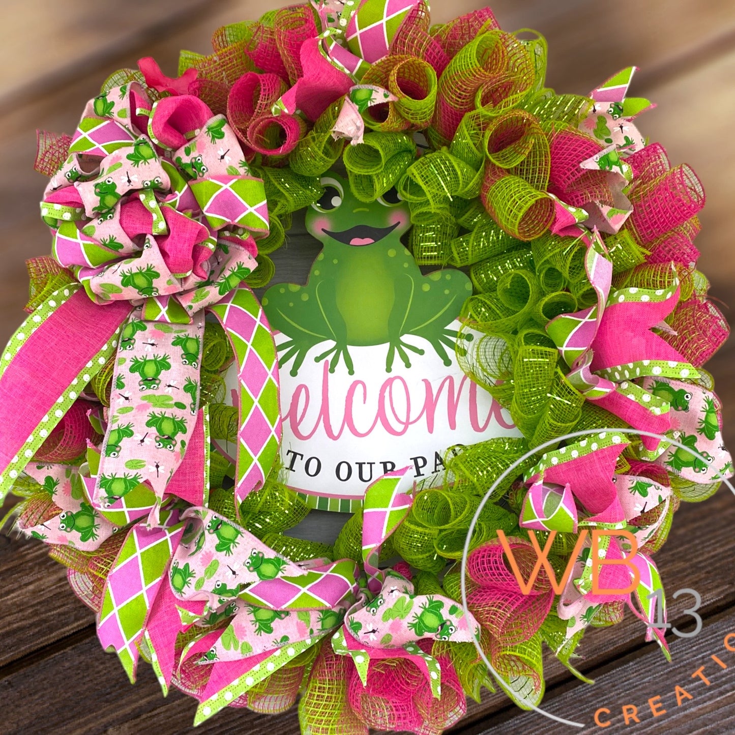 Welcome to Our Pad Wreath