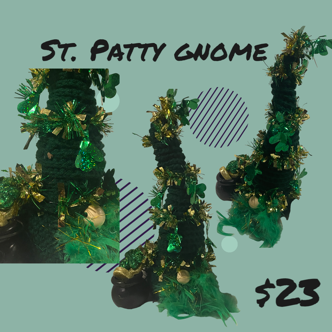 St. Patty Pot of Gold gnome